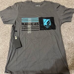 Rank 45 Men's Gray Graphic Tee